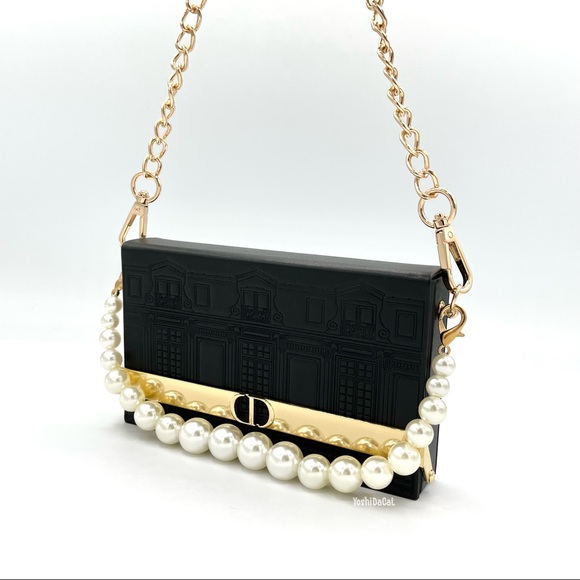 🆕 Dior Beauty Black Cosmetic Case to Crossbody Bag Purse, New Handbag - Picture 5 of 10